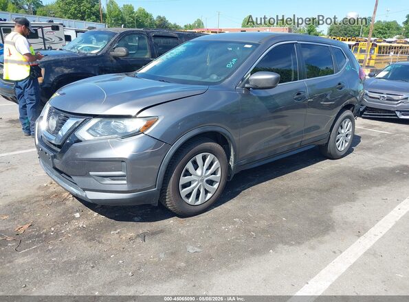 5N1AT2MT9JC718072 2018 NISSAN ROGUE Gray Vista tres cuartos delantera izquierda