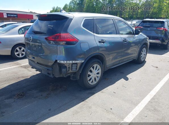 5N1AT2MT9JC718072 2018 NISSAN ROGUE Gray Trasero derecho