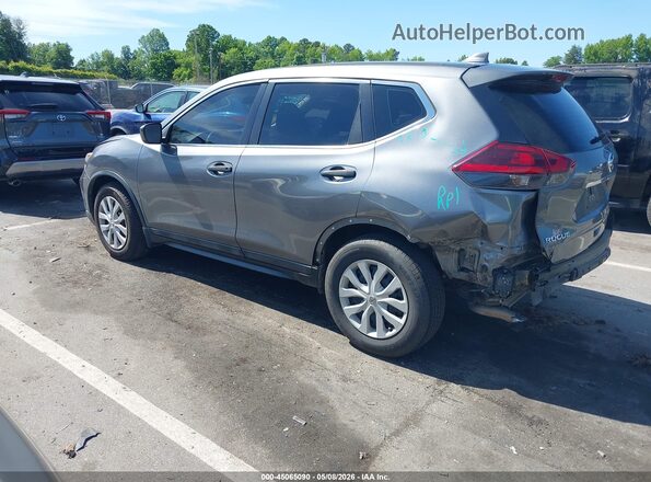 5N1AT2MT9JC718072 2018 NISSAN ROGUE Gray Trasero izquierdo