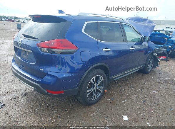 5N1AT2MT9JC787442 2018 NISSAN ROGUE Blue Tył prawy