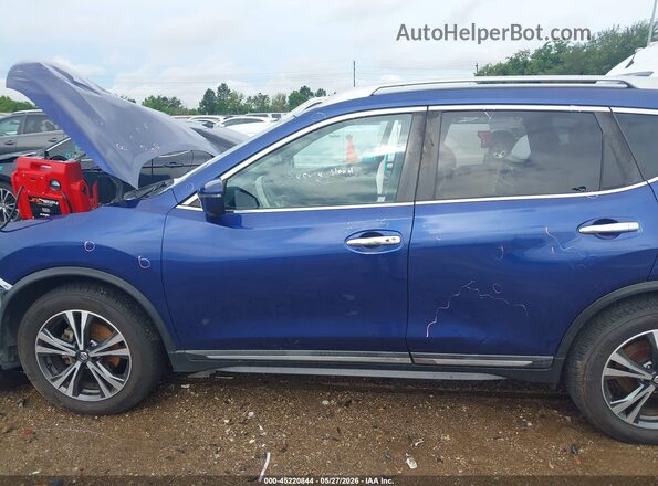 5N1AT2MT9JC787442 2018 NISSAN ROGUE Blue Widok z przodu