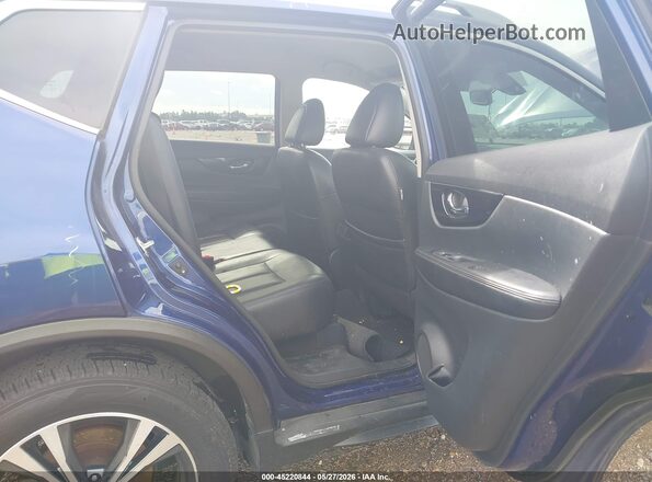 5N1AT2MT9JC787442 2018 NISSAN ROGUE Blue Widok naklejki z numerem VIN