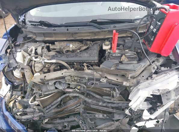 5N1AT2MT9JC787442 2018 NISSAN ROGUE Blue Widok z tyłu