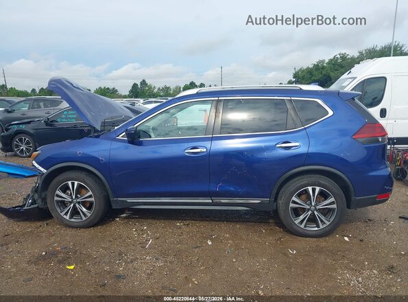 5N1AT2MT9JC787442 2018 NISSAN ROGUE Blue Widok wnętrza 360 stopni