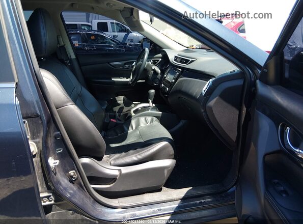 5N1AT2MTXGC820537 2016 NISSAN ROGUE Blue წინა სალონის ხედი