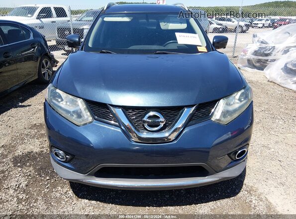 5N1AT2MTXGC820537 2016 NISSAN ROGUE Blue ხელსაწყოთა პანელის ხედი