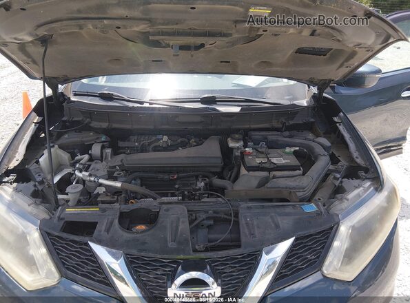 5N1AT2MTXGC820554 2016 NISSAN ROGUE Blue Հետևի տեսք