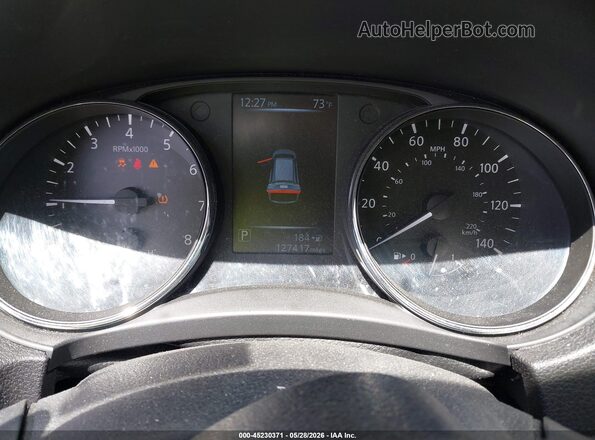 5N1AT2MTXHC769283 2017 NISSAN ROGUE Черный Вид задних сидений