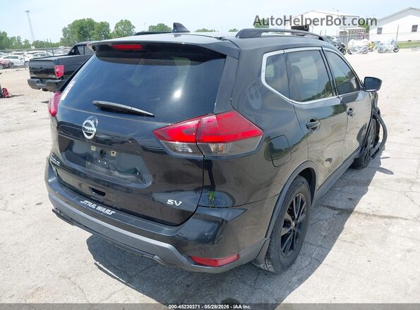 5N1AT2MTXHC769283 2017 NISSAN ROGUE Черный Задняя правая четверть