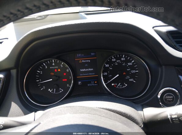5N1AT2MTXJC832730 2018 NISSAN ROGUE Black Widok tylnych siedzeń