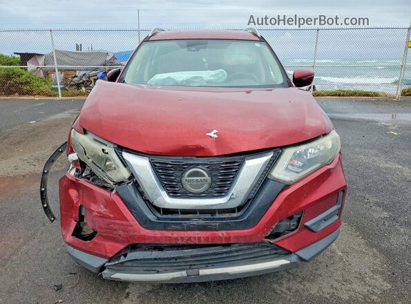 5N1AT2MTXKC708233 2019 NISSAN ROGUE Red Widok z przodu
