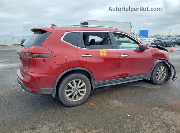 5N1AT2MTXKC708233 2019 NISSAN ROGUE Red Tył prawy