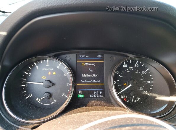 5N1AT2MTXKC810101 2019 NISSAN ROGUE Black 