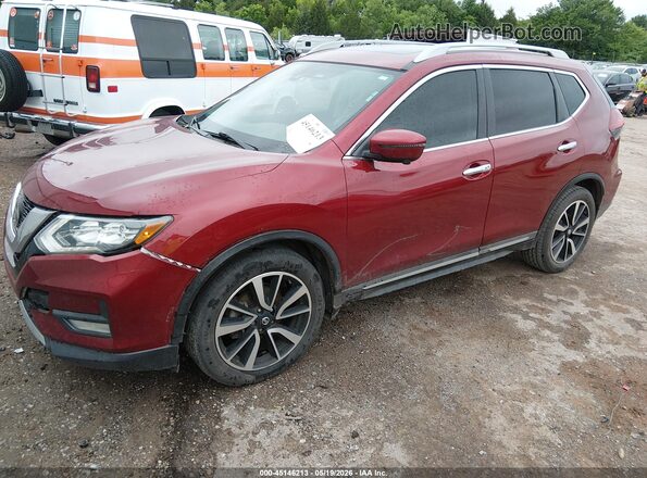5N1AT2MTXLC736258 2020 NISSAN ROGUE Red Передня ліва чверть