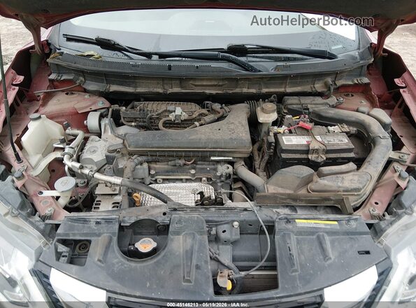 5N1AT2MTXLC736258 2020 NISSAN ROGUE Red Вид ззаду