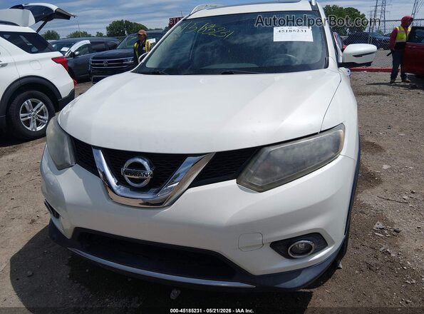 5N1AT2MV0GC746143 2016 NISSAN ROGUE White Front view