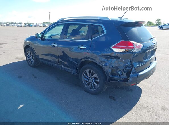 5N1AT2MV0GC770846 2016 NISSAN ROGUE Teal Задня ліва чверть