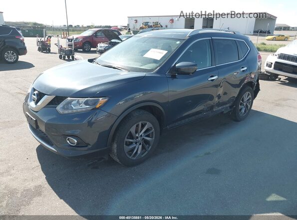 5N1AT2MV0GC770846 2016 NISSAN ROGUE Teal Передня ліва чверть