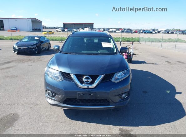 5N1AT2MV0GC770846 2016 NISSAN ROGUE Teal Вид щитка приладів
