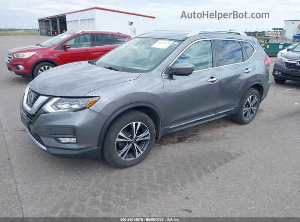 5N1AT2MV0HC877333 2017 NISSAN ROGUE Gray Vista tres cuartos delantera izquierda