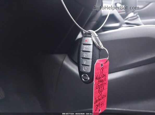 5N1AT2MV0JC803447 2018 NISSAN ROGUE Green წინა პანელის ხედი
