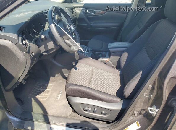 5N1AT2MV0JC815940 2018 NISSAN ROGUE Gray Widok wnętrza z przodu
