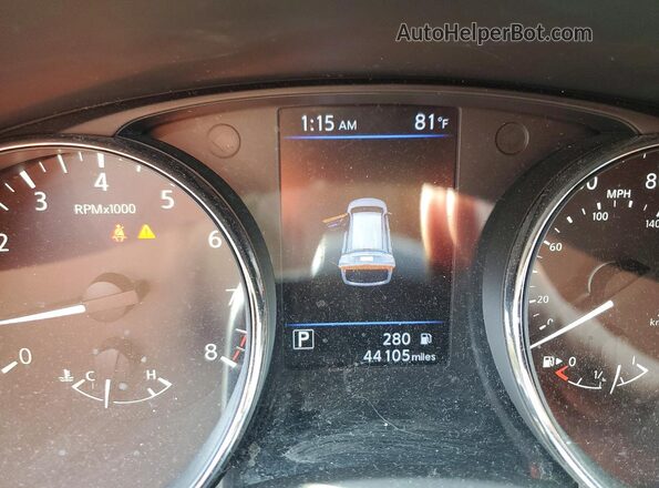 5N1AT2MV0JC815940 2018 NISSAN ROGUE Gray Widok zestawu wskaźników
