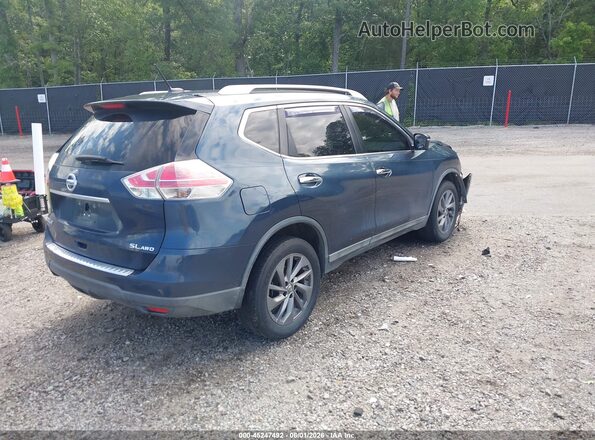 5N1AT2MV1GC747835 2016 NISSAN ROGUE Blue Rear right