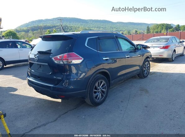 5N1AT2MV1GC861785 2016 NISSAN ROGUE Blue Rear right