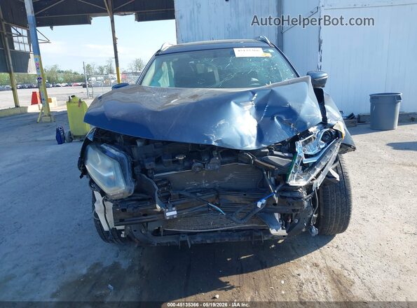 5N1AT2MV1GC861785 2016 NISSAN ROGUE Blue Dashboard view