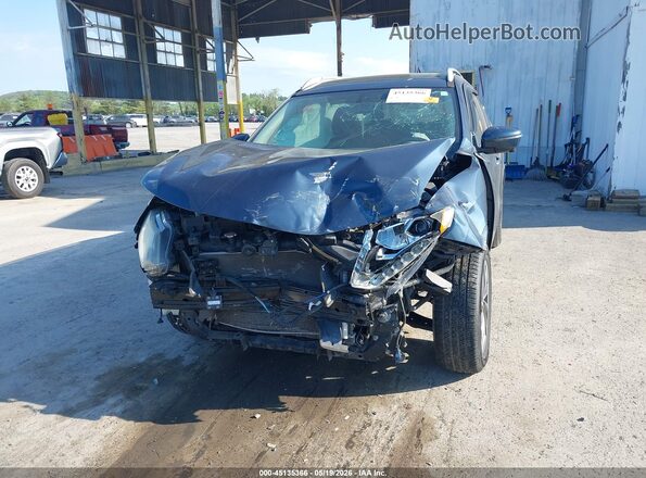 5N1AT2MV1GC861785 2016 NISSAN ROGUE Blue Front view
