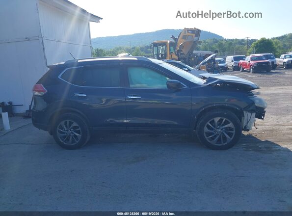 5N1AT2MV1GC861785 2016 NISSAN ROGUE Blue Instrument cluster view