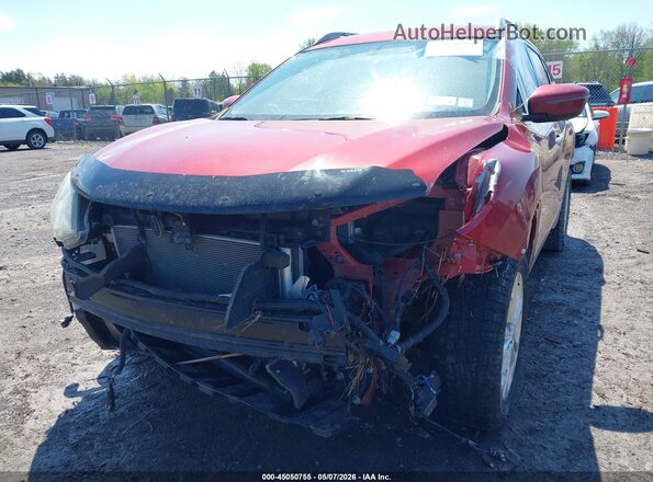 5N1AT2MV1GC892793 2016 NISSAN ROGUE Красный Вид спереди