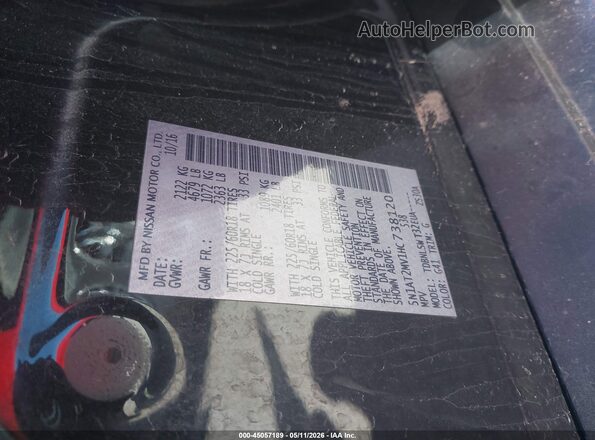 5N1AT2MV1HC738120 2017 NISSAN ROGUE Black Engine compartment view