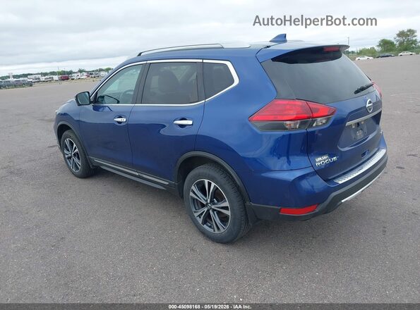 5N1AT2MV1HC755905 2017 NISSAN ROGUE Blue Rear left