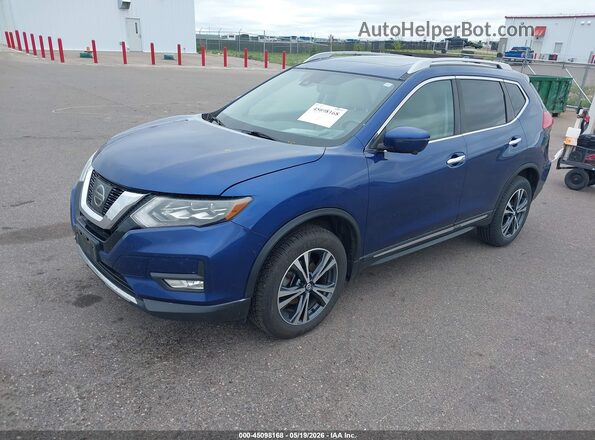 5N1AT2MV1HC755905 2017 NISSAN ROGUE Blue Front left