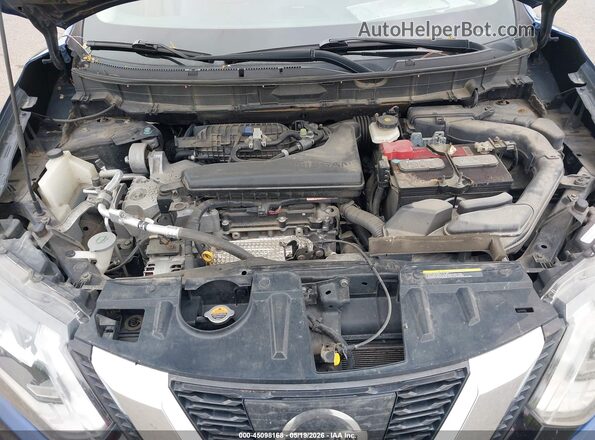 5N1AT2MV1HC755905 2017 NISSAN ROGUE Blue Rear view