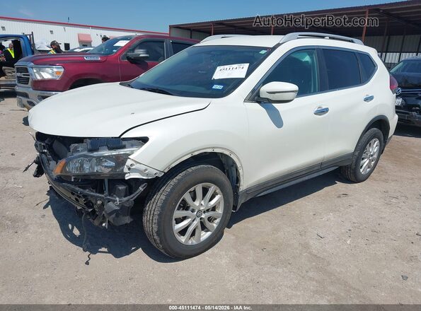 5N1AT2MV1HC873775 2017 NISSAN ROGUE White წინა მარცხენა ხედი სამი მეოთხედიდან