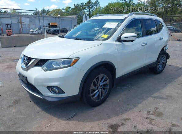 5N1AT2MV2GC752896 2016 NISSAN ROGUE Белый Передняя левая четверть