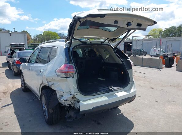 5N1AT2MV2GC752896 2016 NISSAN ROGUE Белый Задняя левая четверть