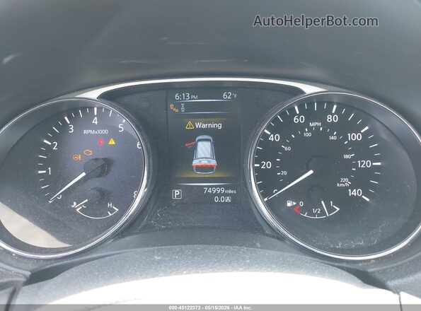 5N1AT2MV2GC752896 2016 NISSAN ROGUE Белый Вид задних сидений