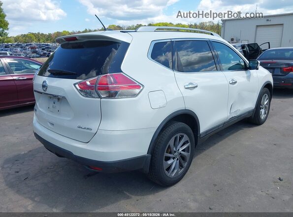 5N1AT2MV2GC752896 2016 NISSAN ROGUE Белый Задняя правая четверть