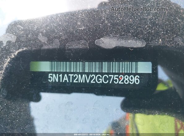 5N1AT2MV2GC752896 2016 NISSAN ROGUE Белый 