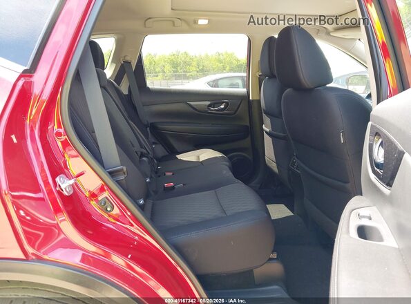 5N1AT2MV2HC755024 2017 NISSAN ROGUE Red VIN კოდის სტიკერის ხედი