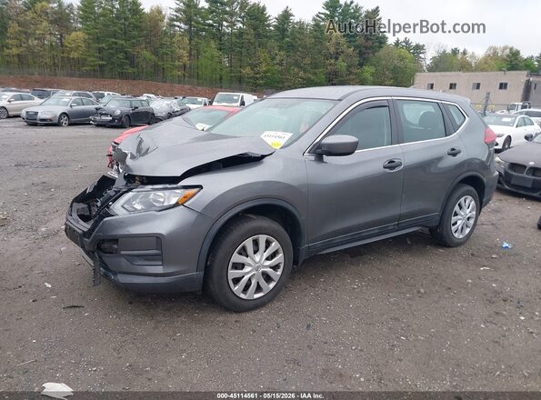 5N1AT2MV2HC798844 2017 NISSAN ROGUE Gray წინა მარცხენა ხედი სამი მეოთხედიდან
