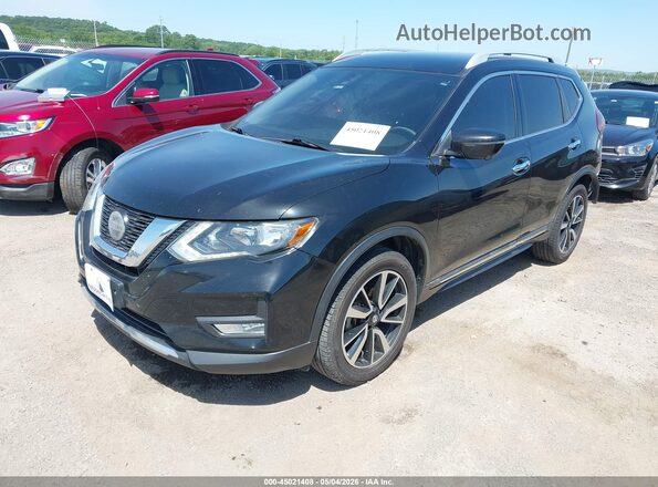 5N1AT2MV2LC702770 2020 NISSAN ROGUE Black Առջևի ձախ երեք քառորդ տեսարան