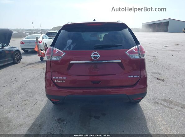 5N1AT2MV3GC883304 2016 NISSAN ROGUE Red 