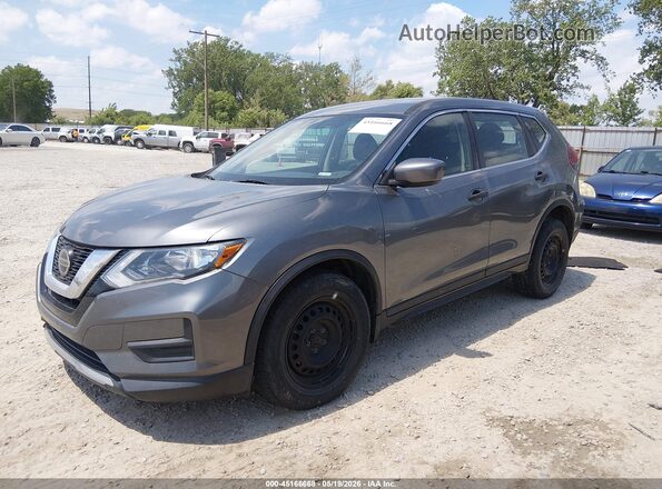 5N1AT2MV3JC729036 2018 NISSAN ROGUE Gray Առջևի ձախ երեք քառորդ տեսարան