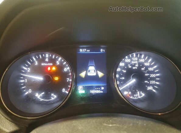 5N1AT2MV3LC790681 2020 NISSAN ROGUE White Instrument cluster view