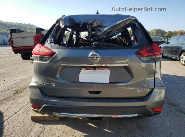5N1AT2MV4HC802201 2017 NISSAN ROGUE Gray Rear view